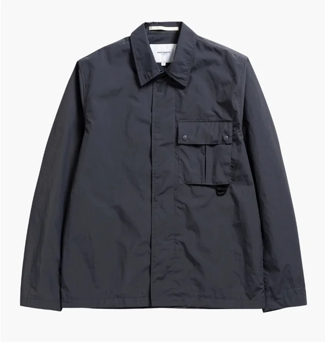 Сорочка чоловіча Norse Projects Jens Packable Black N50-0193-0970
