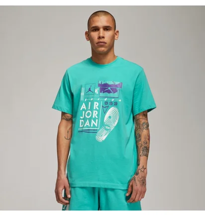 Футболка мужская Air Jordan Brand Graphic Crew 2 Light Blue DM1424-392