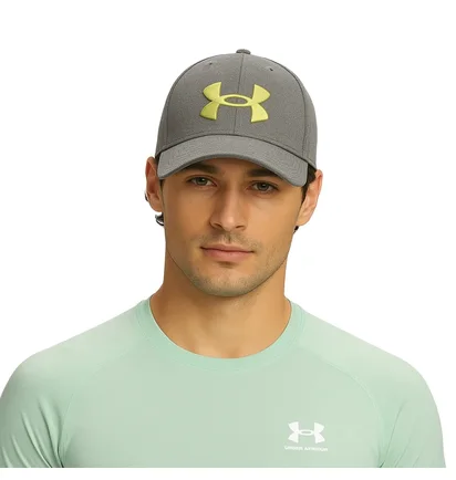 Кепка мужская Under Armour Blitzing Low Str Grey 1376700-025