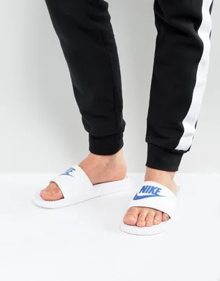 Тапочки мужские Nike Benassi Jdi White 343880-102