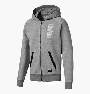 Толстовка чоловіча Puma Athletics Fz Hoody Grey 580151-03