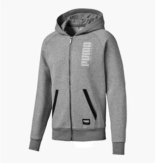 Толстовка чоловіча Puma Athletics Fz Hoody Grey 580151-03