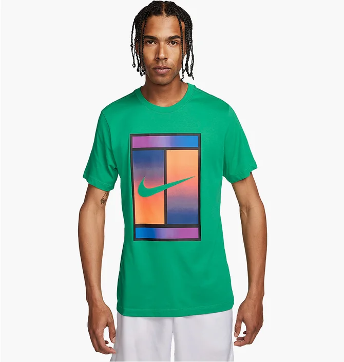 Футболка мужская Nike T-Shirt Court Dri-Fit Green FQ4934-324