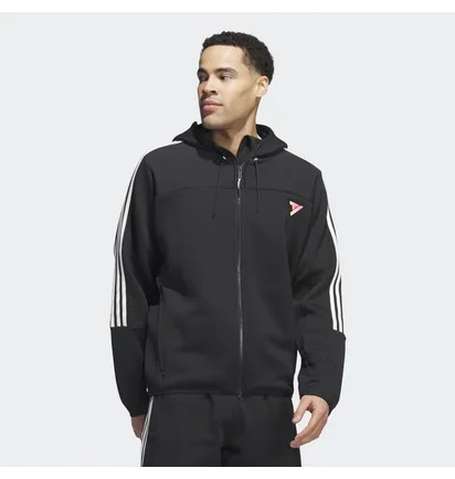 Толстовка мужская Adidas Trae Young Tech Jacket Black IL1617