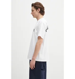 Футболка унисекс wacko maria Washed Heavy White 24FW-WMT-WT02