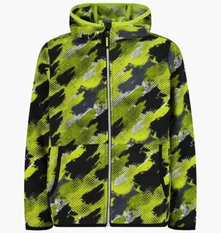 Толстовка детская CMP Fix Hood Arctic Fleece Green 32H1384P-02ZS