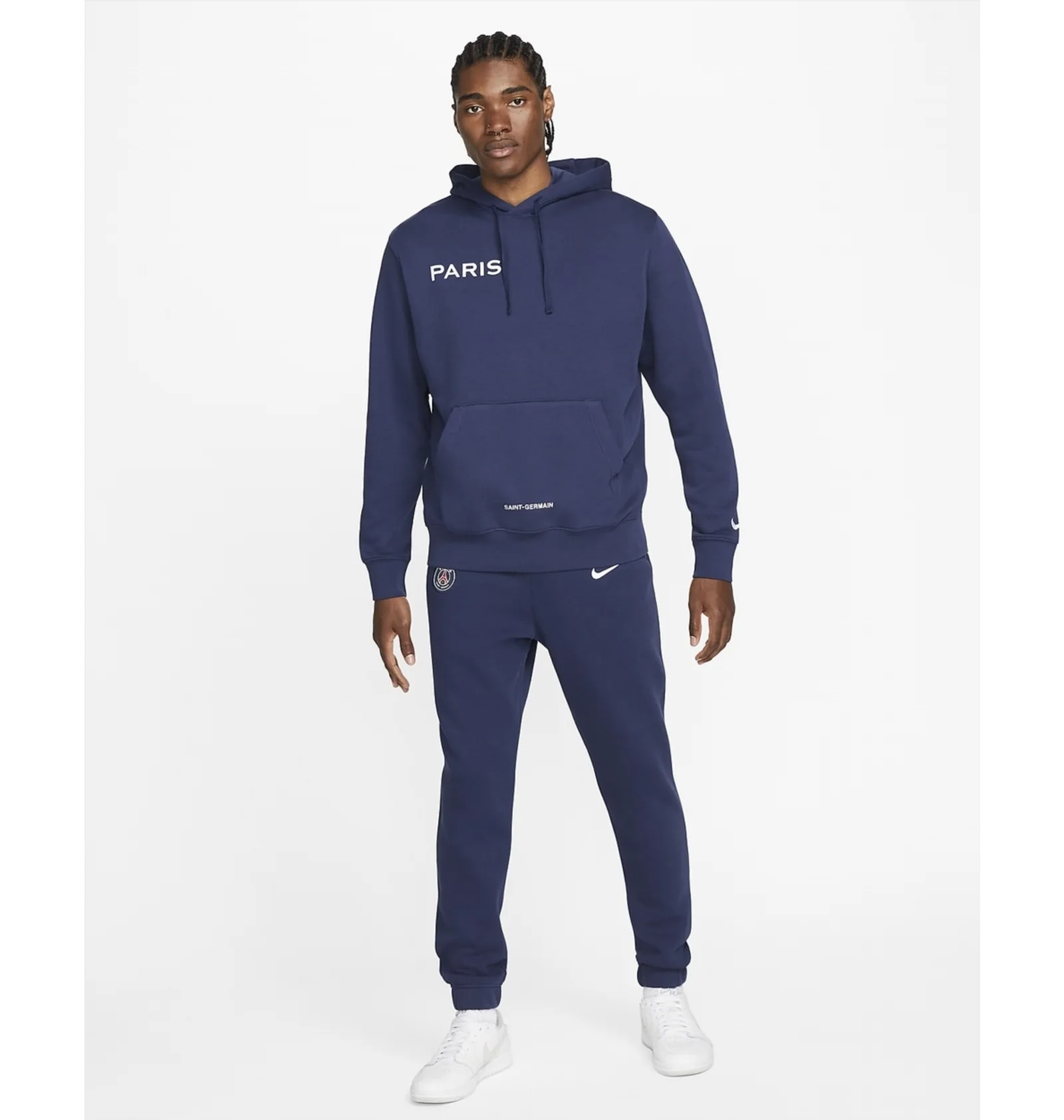 ᐉ Худи мужское Nike Paris Saint-Germain Gfa Fleece Hoodie Blue