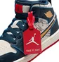 Кроссовки детские Air Jordan 1 Mid Se Ps Beige/Blue FN1352-400