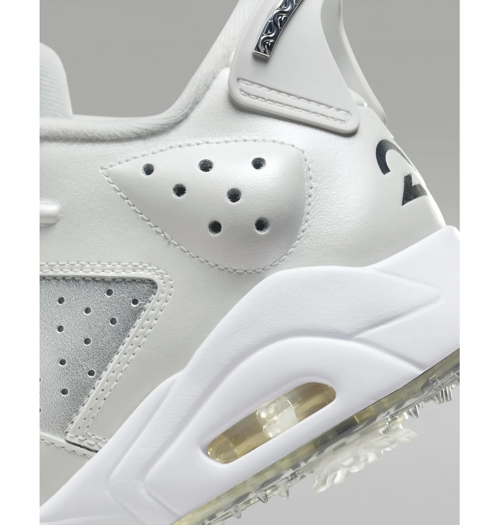 ᐉ Кроссовки мужские Air Jordan Retro 6 G Nrg Golf Shoes White