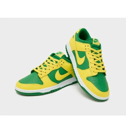 Кросівки чоловічі Nike Dunk Low Retro Green/Yellow DV0833-300