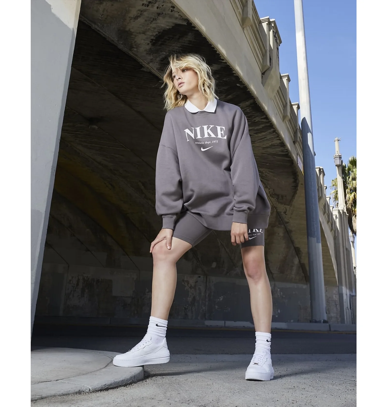 ᐉ Кросівки жіночі Nike Air Force 1 Plt.Af.Orm Triple W White