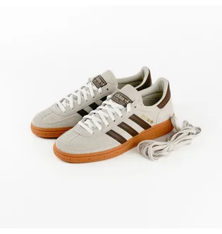Кроссовки женские Adidas Handball Spezial Off-White Earth Strata Gum Grey JQ8903