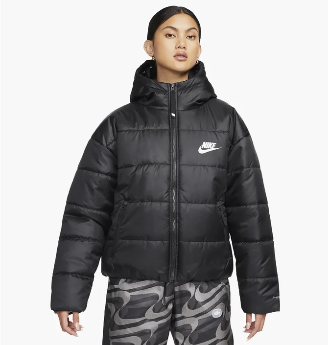 Куртка женская Nike W Nsw Syn Tf Rpl Hd Jkt Black Dx1797-010