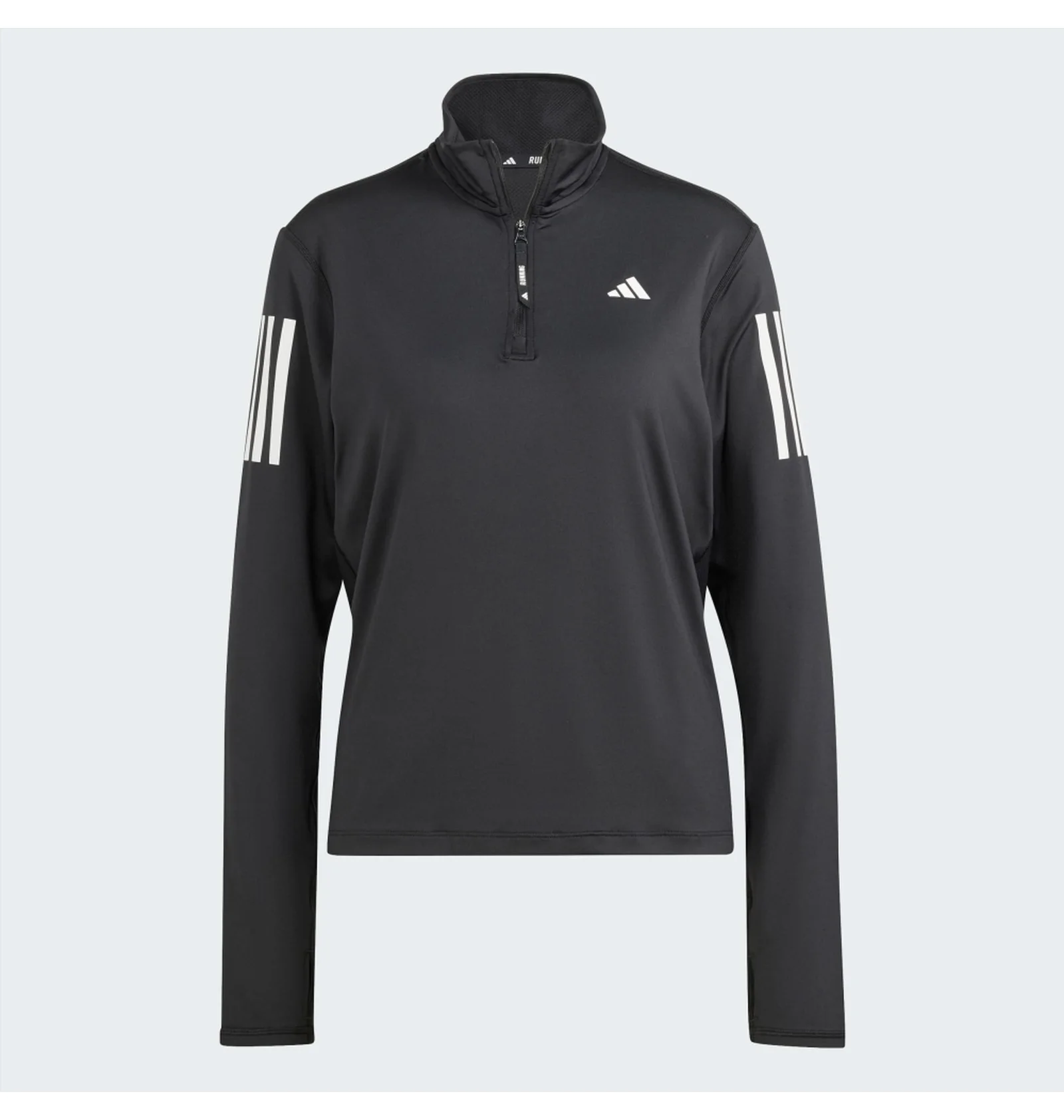 ᐉ Лонгслів жіночий Adidas Own The Run Half-Zip Jacket Black