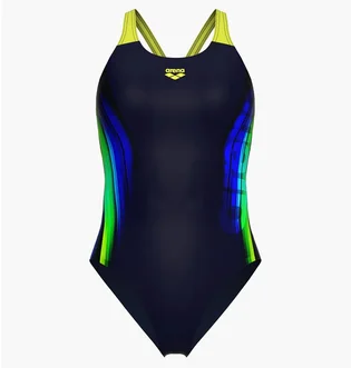 Купальник жіночий Arena Breath Swimsuit V Back Lb 38 Black 008330-760