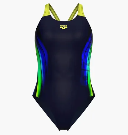 Купальник женский Arena Breath Swimsuit V Back Lb 38 Black 008330-760