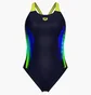 Купальник женский Arena Breath Swimsuit V Back Lb 38 Black 008330-760