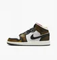 Кросівки дитячі Air Jordan 1 Mid (Gs) Brown Dq8418-071