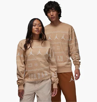 Світшот унісекс Air Jordan Essentials Holiday Fleece Crew Beige FD7463-200