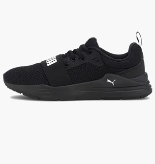 Кроссовки детские Puma Wired Run Jr Black 37421401