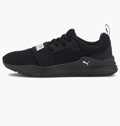 Кроссовки детские Puma Wired Run Jr Black 37421401