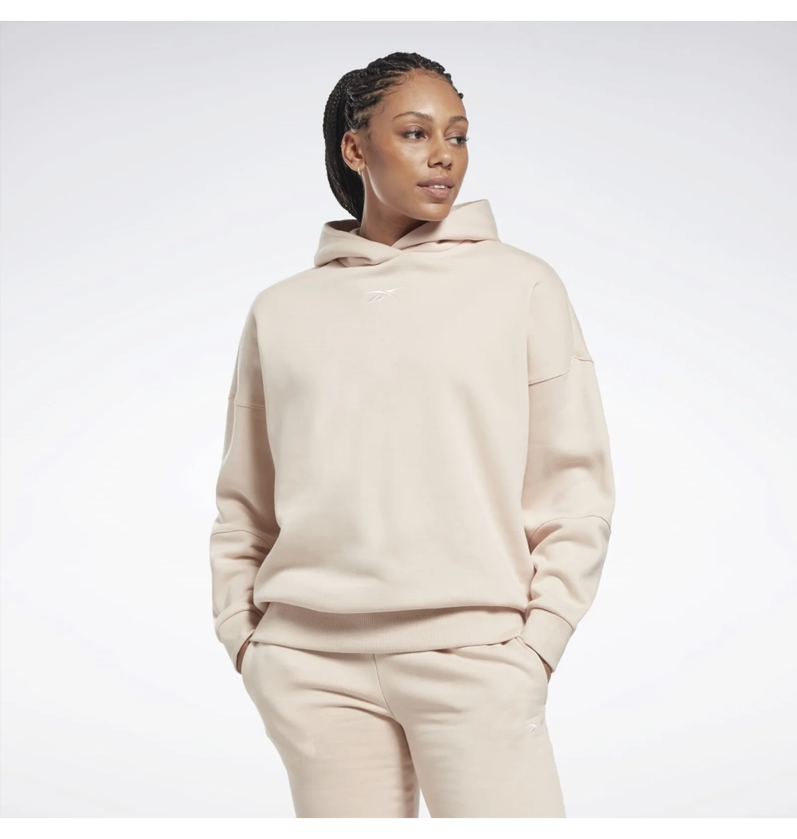 ᐉ Худи женское Reebok Lux Oversized Hoodie Beige Hs4774 - купить