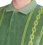 Поло мужское OBEY Pensa Velour Polo Green 131090073