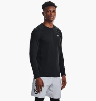 Лонгслів чоловічий Under Armour Cg Armour Fitted Crew Black 1366068-001