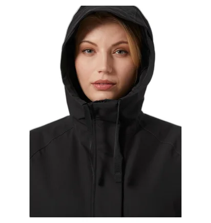 Ветровка женская Helly Hansen Mono Material Ins Rain Coat Black 53652-990