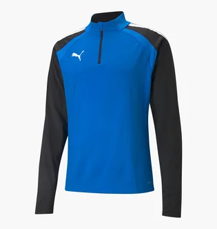 Свитшот мужской Puma 1/4 Teamliga Blue/Black 657236-02