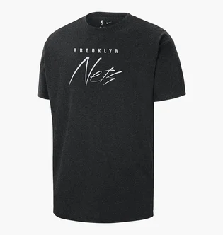 Футболка чоловіча Nike Brooklyn Nets Courtside Black Dx9958-032