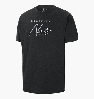 Футболка чоловіча Nike Brooklyn Nets Courtside Black Dx9958-032