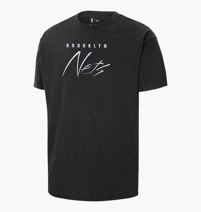 Футболка чоловіча Nike Brooklyn Nets Courtside Black Dx9958-032