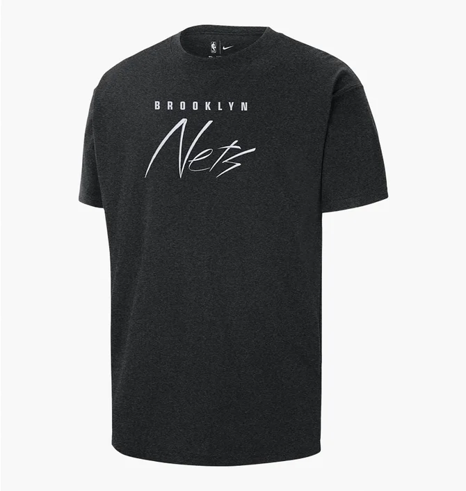 Футболка чоловіча Nike Brooklyn Nets Courtside Black Dx9958-032