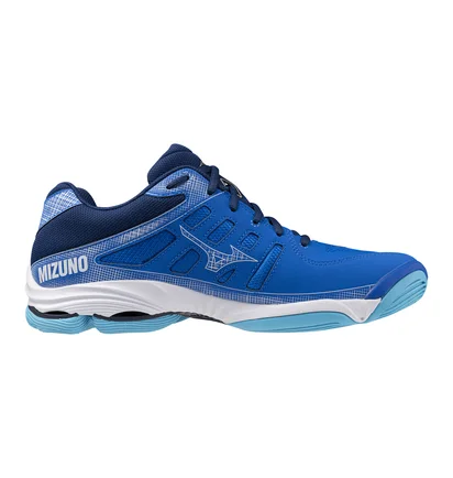 Кросівки чоловічі Mizuno Wave Momentum 3 Mid Blue V1GA231701