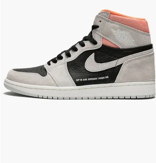 Кроссовки мужские Air Jordan 1 Retro High Og Grey/Black 555088-018