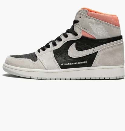Кроссовки мужские Air Jordan 1 Retro High Og Grey/Black 555088-018