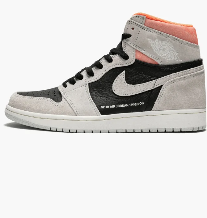 Кроссовки мужские Air Jordan 1 Retro High Og Grey/Black 555088-018