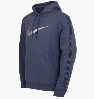 Худи мужское Nike M Nsw Repeat Sw Flc Po Hood Bb Blue Dx2028-437