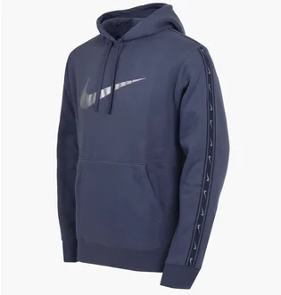 Худи мужское Nike M Nsw Repeat Sw Flc Po Hood Bb Blue Dx2028-437