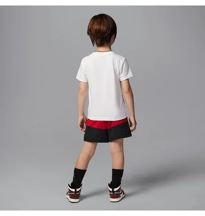 Спортивний костюм дитячий Air Jordan 2-Piece Stacked Mixed Set White/Red 85D767-R78