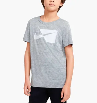 Футболка детская Nike Dri-Fit Hbr Ss Top Grey DA0282-084