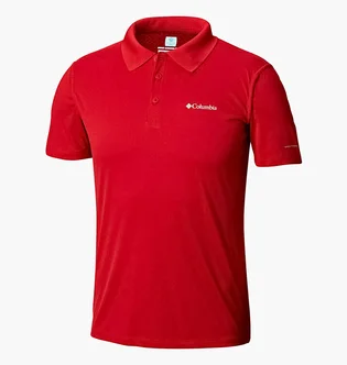 Поло чоловіче Columbia Triple Canyon Tech Polo Red AO1287-613