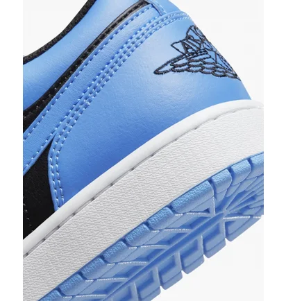 Кросівки чоловічі Air Jordan 1 Low Shoes Black/Blue 553558-041