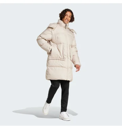 Парка чоловіча Adidas Big Baffle Down Coat Beige IX8855