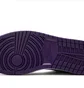 Кросівки чоловічі Air Jordan 1 Low Black/Violet 553558-125