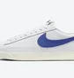 Кроссовки мужские Nike Blazer Low Leather White/Blue CI6377-107