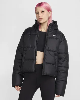 Пуховик жіночий Nike Therma-Fit Sportswear Classic Puffer Black FZ5899-010
