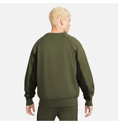 Свитшот мужской Nike M Nsw Air Ft Crew Olive DQ4205-222