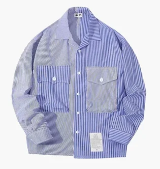 Сорочка чоловіча Club Stubborn Souvenir 2.0 Blue STBNSHIRT1